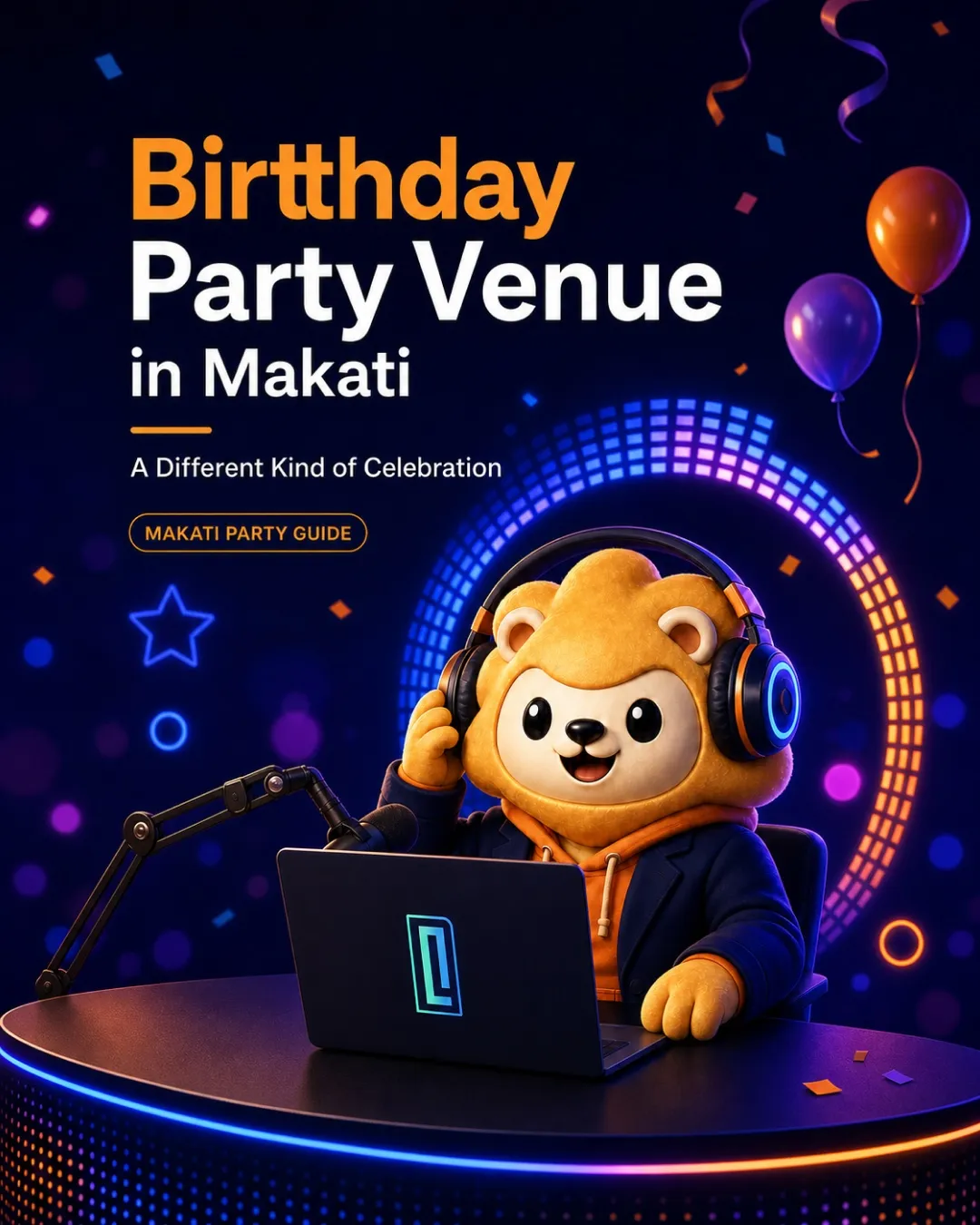 Kids birthday party at INMERS Interactive Digital Gaming, Level 4 One Ayala Mall Makati